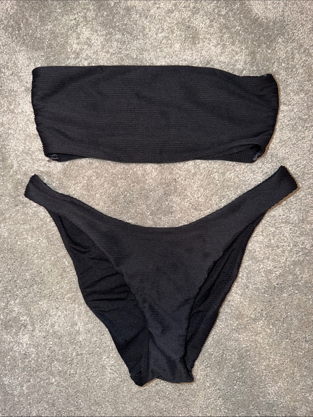Black Bandeau Bikini Set - Women Intimates & Sleepwear